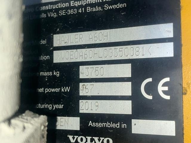 Volvo A60H - Tempat sampah artikulasi: gambar 5 Volvo A60H - Tempat sampah artikulasi: gambar 5