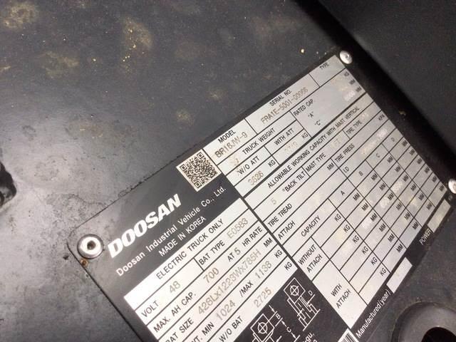Doosan BR16JW-9 - Jangkauan truk: gambar 5 Doosan BR16JW-9 - Jangkauan truk: gambar 5