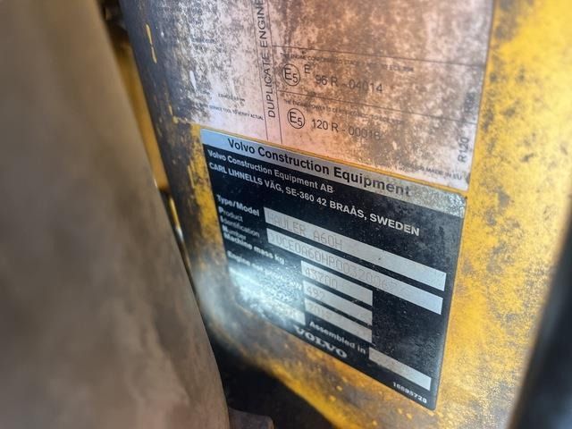 Tempat sampah artikulasi Volvo A60H: gambar 7 Tempat sampah artikulasi Volvo A60H: gambar 7