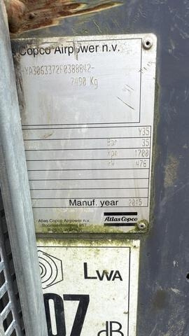 Atlas Copco Y35 - Kompresor udara: gambar 5 Atlas Copco Y35 - Kompresor udara: gambar 5