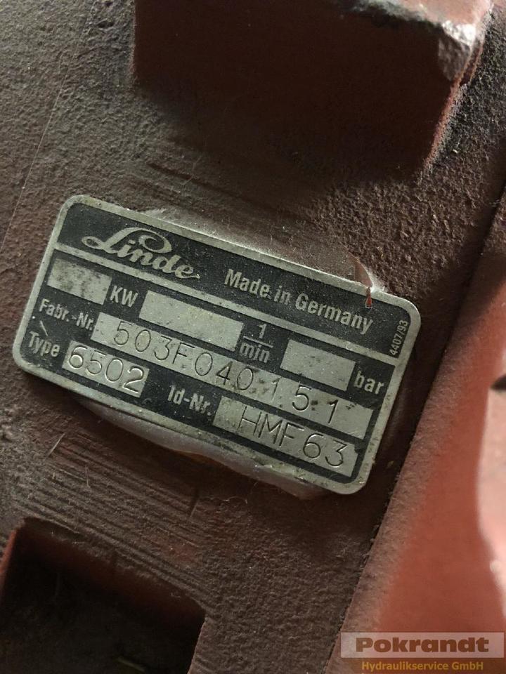Linde HMF63 - Motor hidrolik: gambar 3 Linde HMF63 - Motor hidrolik: gambar 3