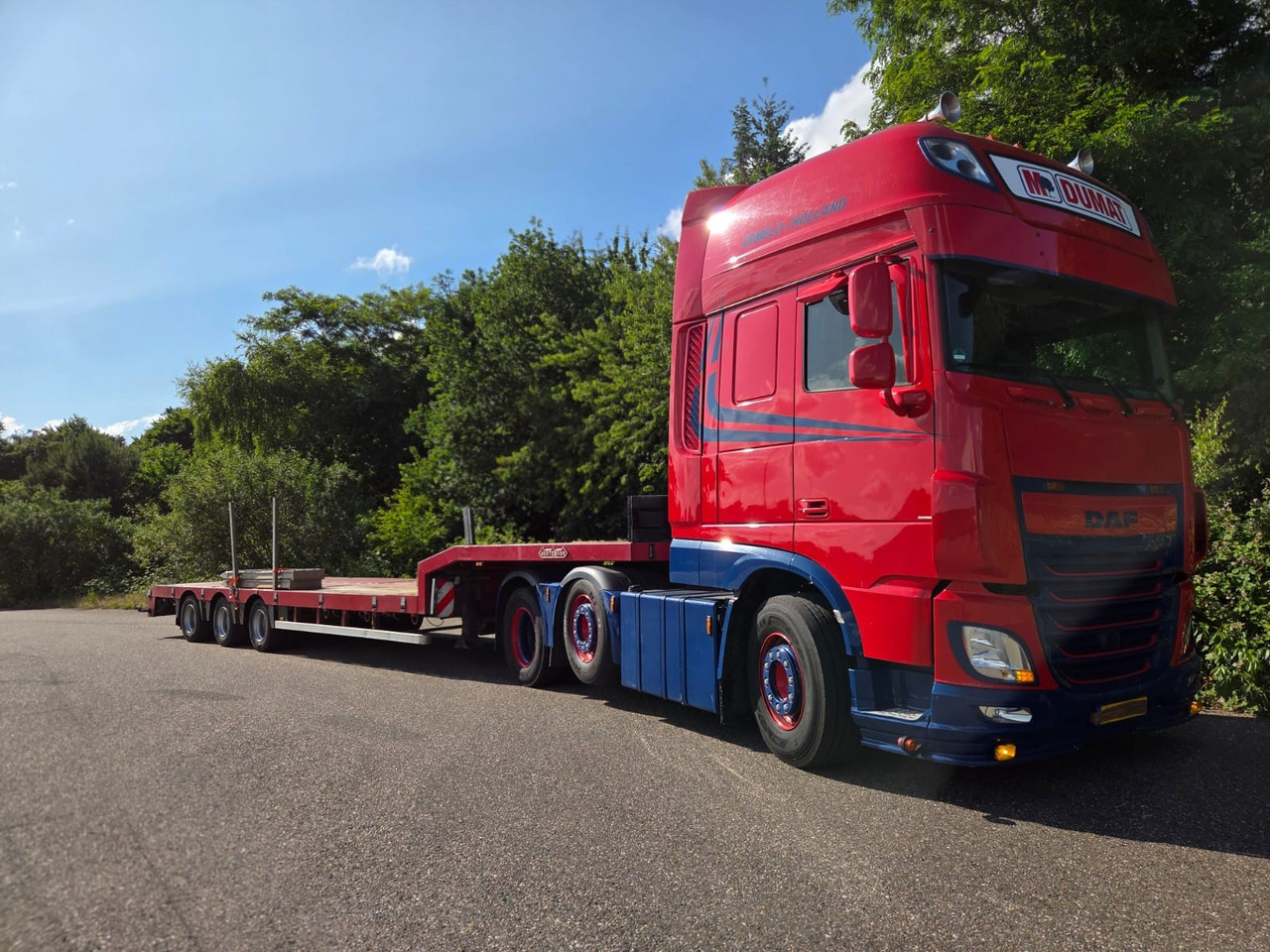 DAF XF 460 FTG 6x2 Super Spacecab + Nooteboom semi-dieplader - Truk sasis: gambar 4 DAF XF 460 FTG 6x2 Super Spacecab + Nooteboom semi-dieplader - Truk sasis: gambar 4