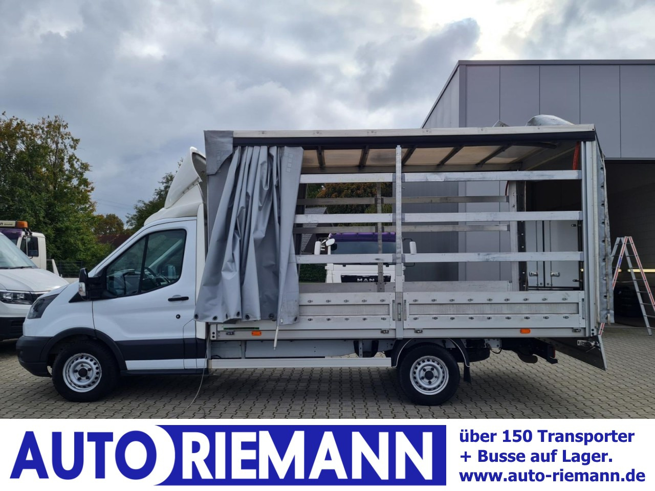 Ford Transit 35 Pritsche Schiebe Plane TDCi L3 KLIMA - Van dengan terpal samping: gambar 1 Ford Transit 35 Pritsche Schiebe Plane TDCi L3 KLIMA - Van dengan terpal samping: gambar 1