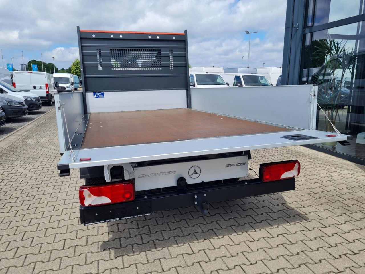 Van flatbed, Van kombi Mercedes-Benz Sprinter 315 DOKA CDI Lang L3 RWD AHK 3,5t: gambar 19