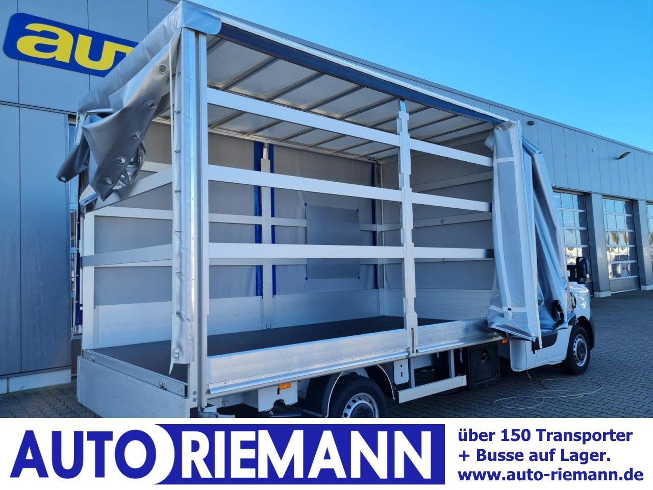 Renault Master 3,5t Pritsche Schiebe Plane ERGO KLIMA TE - Van dengan terpal samping: gambar 1 Renault Master 3,5t Pritsche Schiebe Plane ERGO KLIMA TE - Van dengan terpal samping: gambar 1