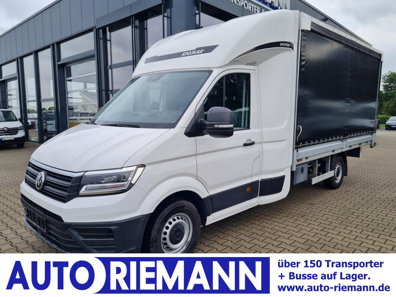 Van dengan terpal samping Volkswagen Crafter 35 Pritsche Schlafkabine LED TEMPOMAT: gambar 1
