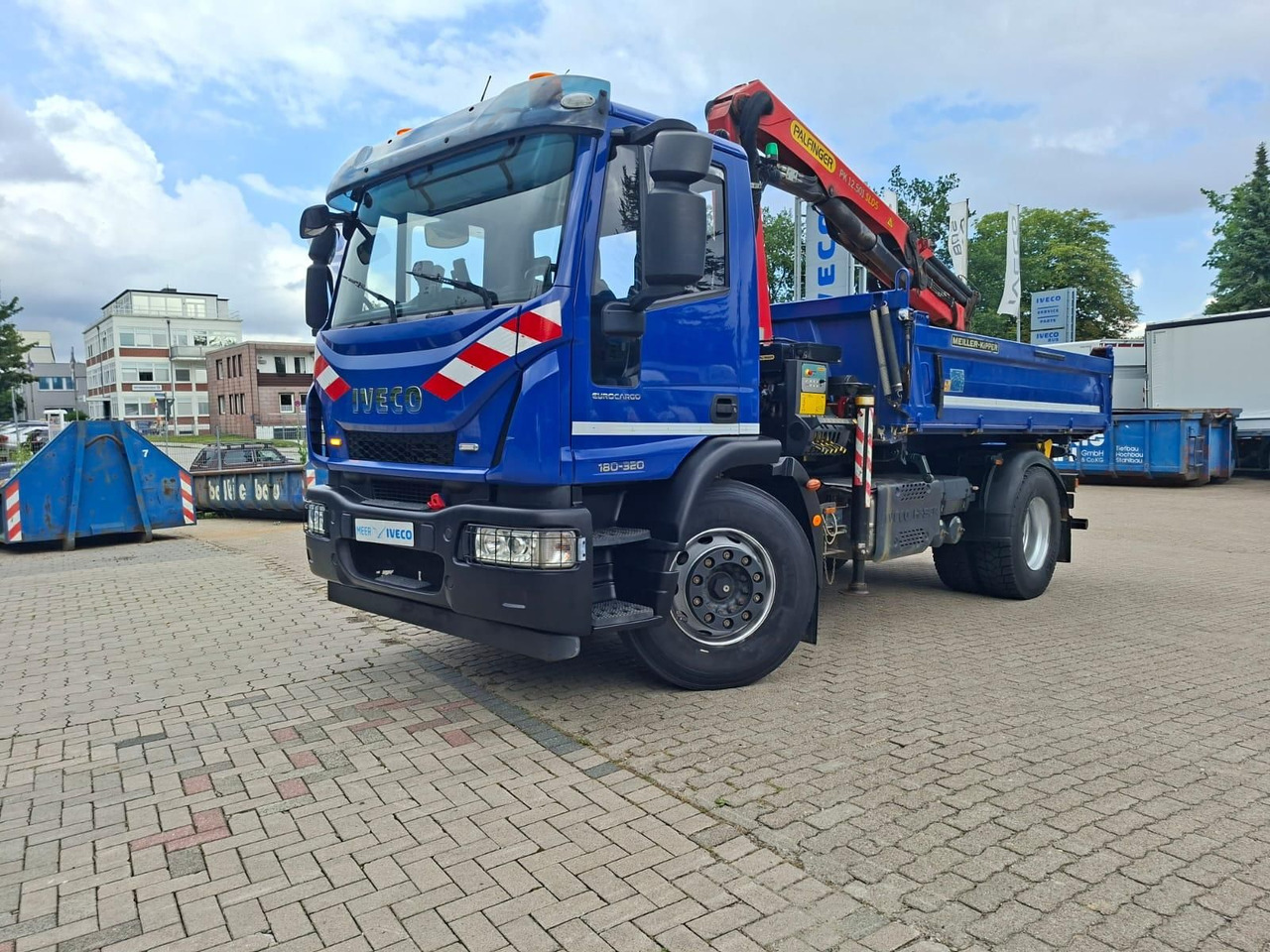 Iveco ML180E32K Meiler 3-Seitenkipper Kran 2x AHK - Truk jungkit, Truk derek: gambar 1 Iveco ML180E32K Meiler 3-Seitenkipper Kran 2x AHK - Truk jungkit, Truk derek: gambar 1