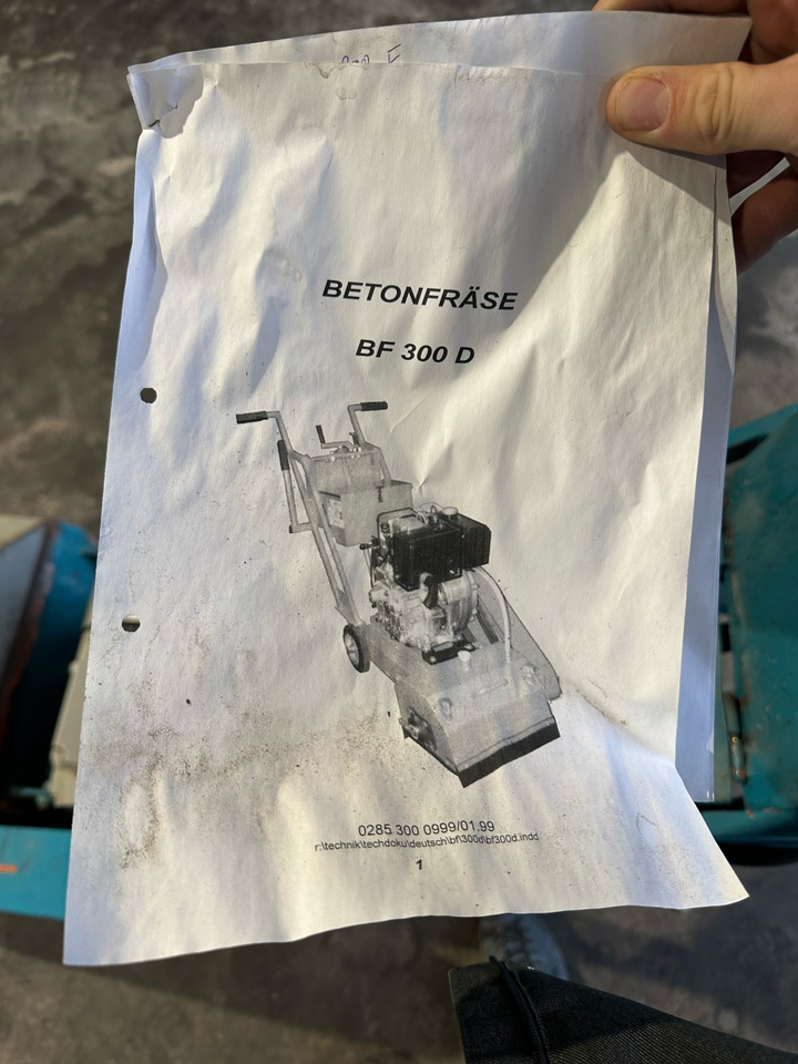 Peralatan beton Betonfräse Gölz BF300E: gambar 12