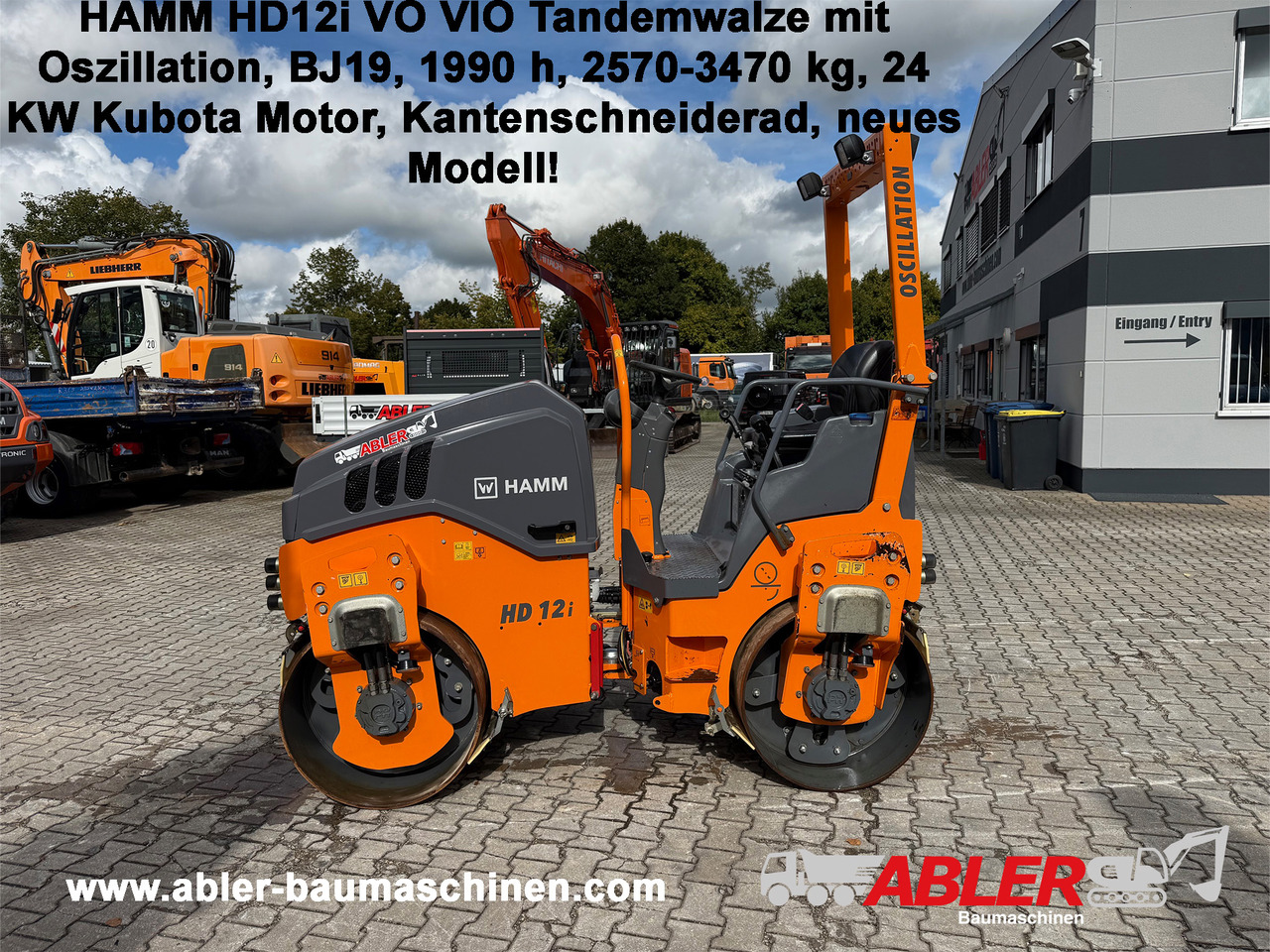HAMM HD12i VO VIO Tandemwalze mit Oszillation - Roller jalan: gambar 1 HAMM HD12i VO VIO Tandemwalze mit Oszillation - Roller jalan: gambar 1