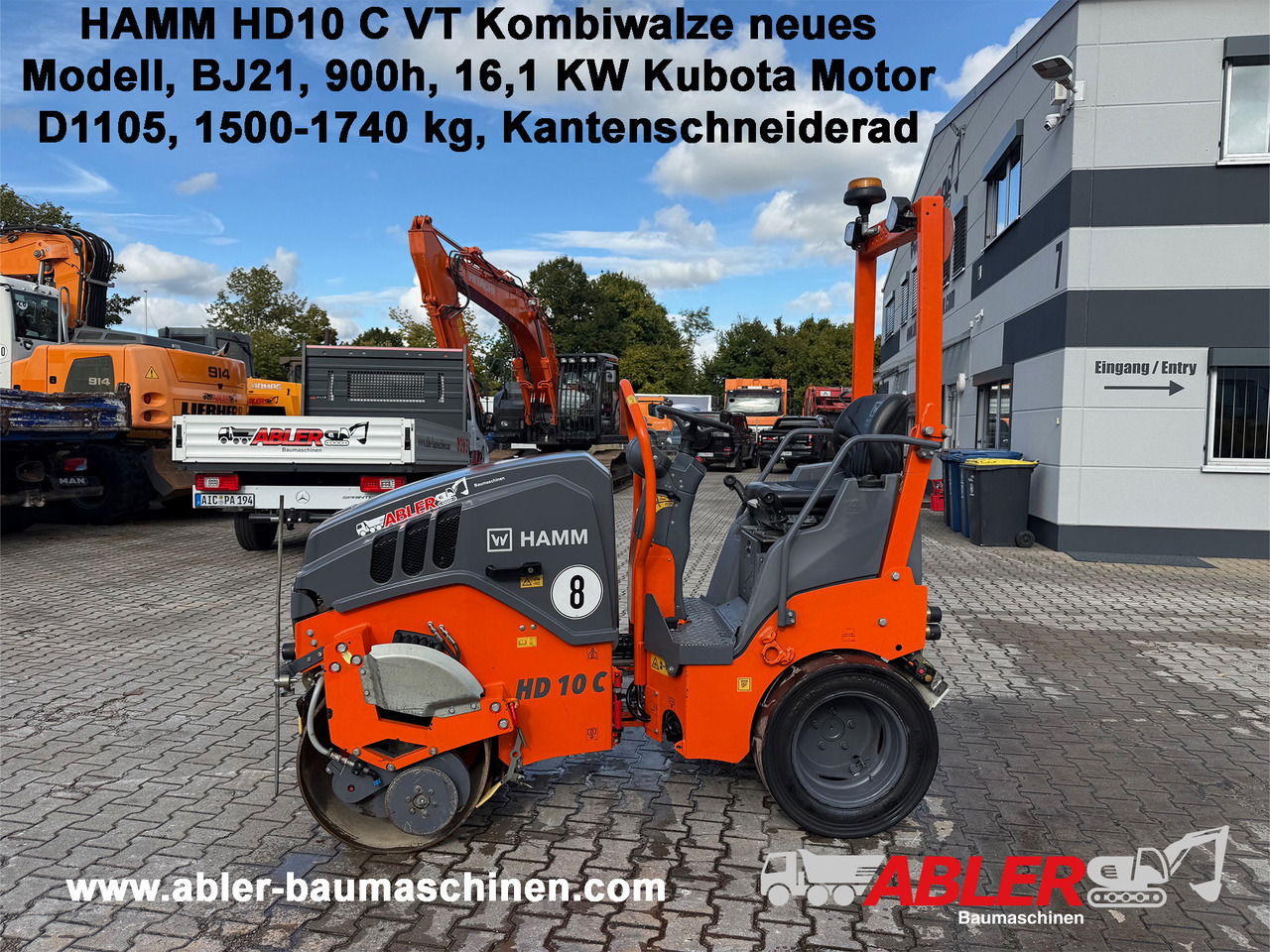 Hamm HD10 C VT Kombiwalze neues Modell 900h! - Roller kombinasi: gambar 1 Hamm HD10 C VT Kombiwalze neues Modell 900h! - Roller kombinasi: gambar 1