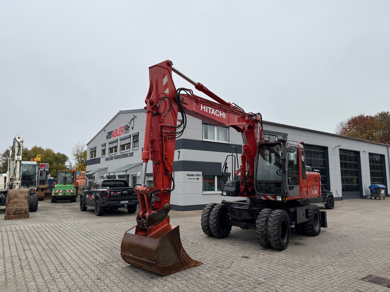 Hitachi ZX 160 W Mobilbagger Klima Zentralschmierung OQ 60-5 - Ekskavator roda: gambar 2 Hitachi ZX 160 W Mobilbagger Klima Zentralschmierung OQ 60-5 - Ekskavator roda: gambar 2