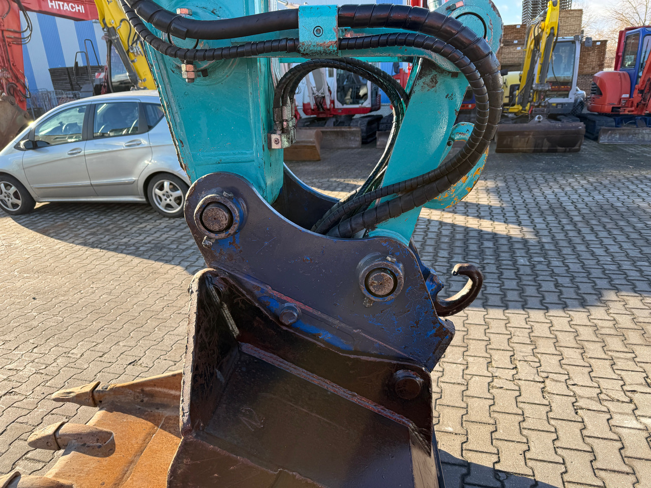 Ekskavator perayap Kobelco SK210 NLC-10 Kettenbagger Oilquick Klima: gambar 12