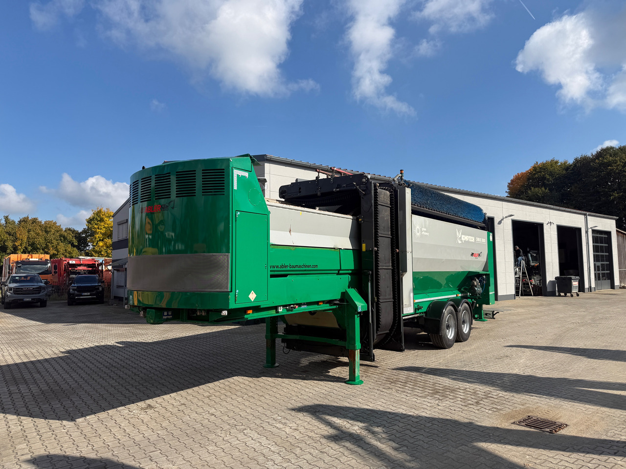 Komptech Cribus 3800 Trommelsiebanlage auf Auflieger - Screener, Semi-trailer: gambar 2 Komptech Cribus 3800 Trommelsiebanlage auf Auflieger - Screener, Semi-trailer: gambar 2
