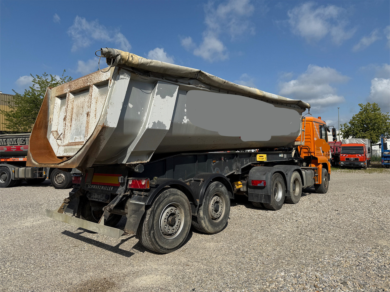 MAN TGA 26.480 6x4 SZM mit Kippauflieger - Truk jungkit: gambar 5 MAN TGA 26.480 6x4 SZM mit Kippauflieger - Truk jungkit: gambar 5