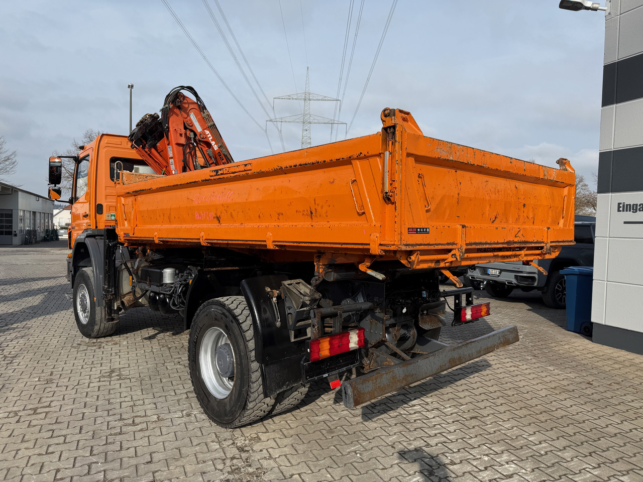 Mercedes-Benz 1833 Axor Kipper Kran Allrad - Truk jungkit, Truk derek: gambar 5 Mercedes-Benz 1833 Axor Kipper Kran Allrad - Truk jungkit, Truk derek: gambar 5