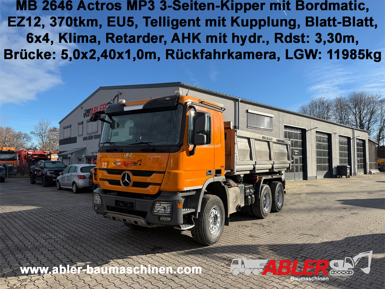 Mercedes-Benz 2646 Actros MP3 3-Seiten Kipper mit Bordmatic - Truk jungkit: gambar 1 Mercedes-Benz 2646 Actros MP3 3-Seiten Kipper mit Bordmatic - Truk jungkit: gambar 1