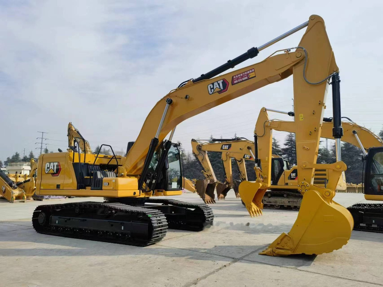 Ekskavator perayap baru Caterpillar 333: gambar 8