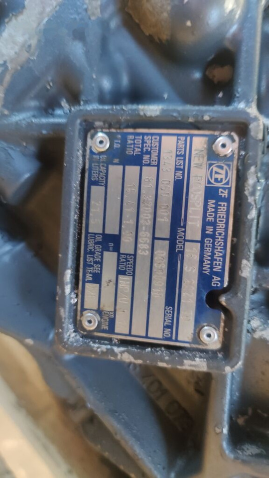 ZF 16s2221 MAN TGA, TGX truck - Gearbox untuk Truk: gambar 4 ZF 16s2221 MAN TGA, TGX truck - Gearbox untuk Truk: gambar 4
