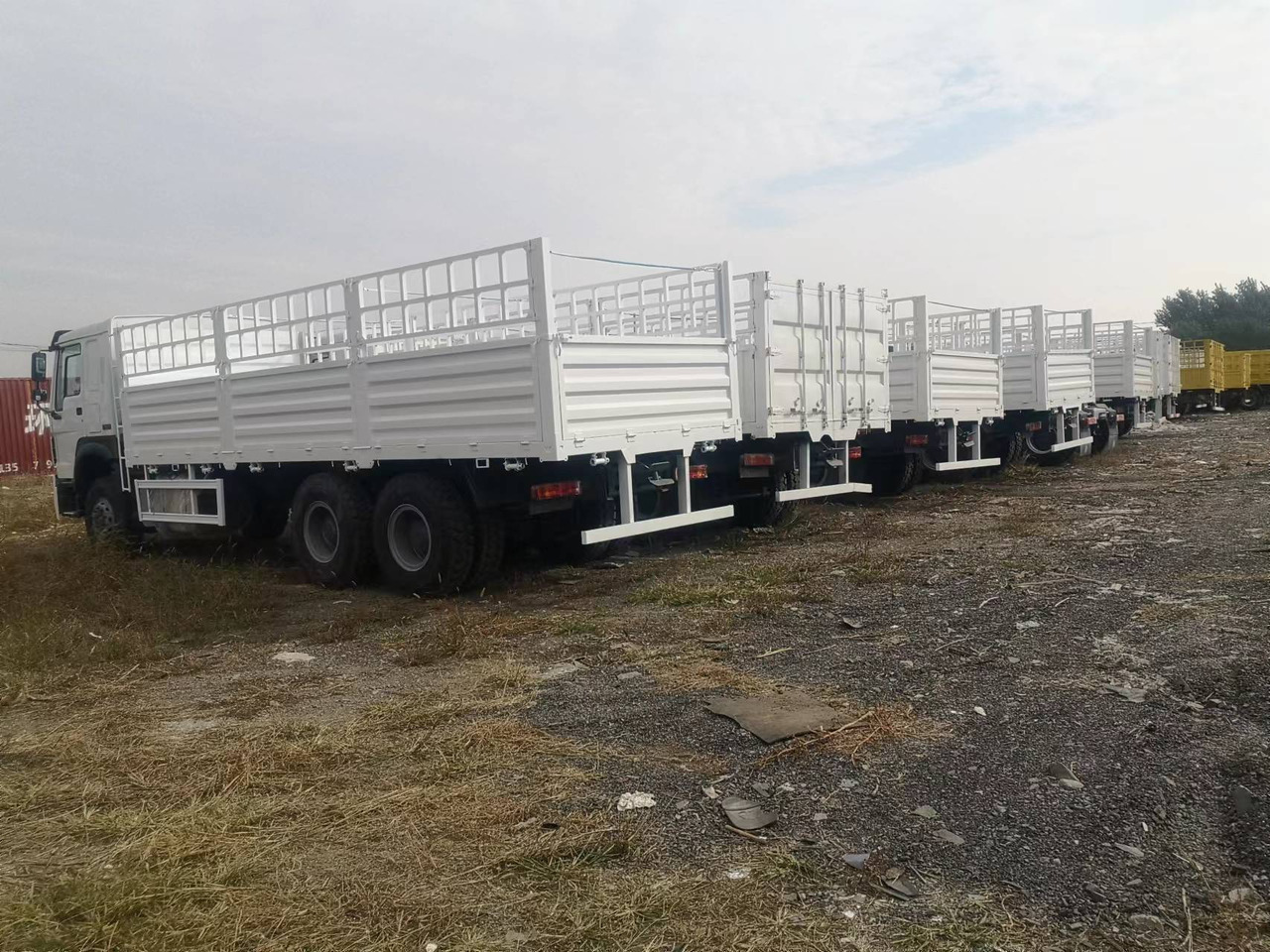 SINOTRUK HOWO LIVESTOCK DUMP TRUCK WITH FENCE - Truk jungkit: gambar 1 SINOTRUK HOWO LIVESTOCK DUMP TRUCK WITH FENCE - Truk jungkit: gambar 1