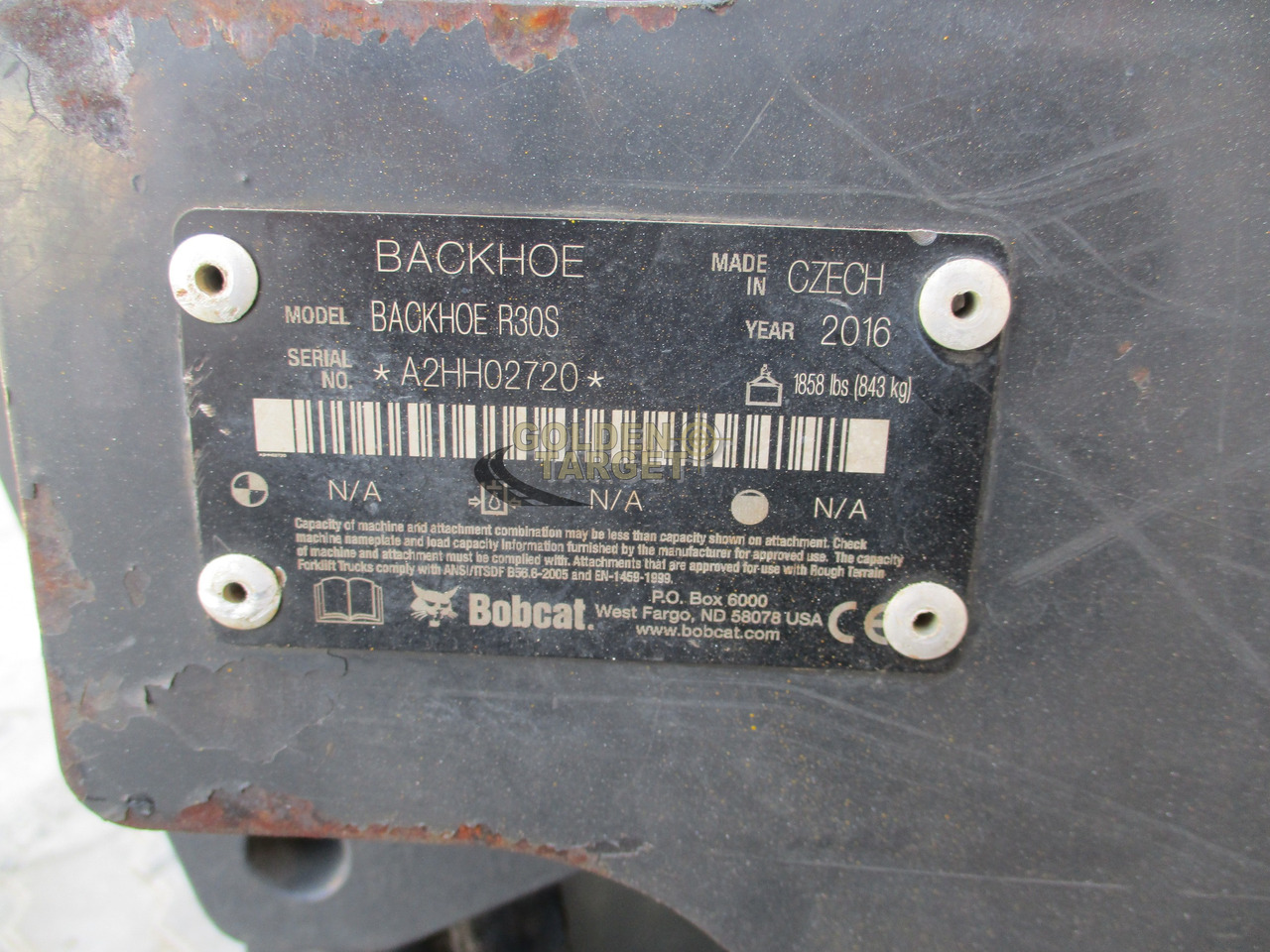 BOBCAT Skid Steer R30S Backhoe Attachment - Ember loader untuk Skid steer: gambar 5 BOBCAT Skid Steer R30S Backhoe Attachment - Ember loader untuk Skid steer: gambar 5