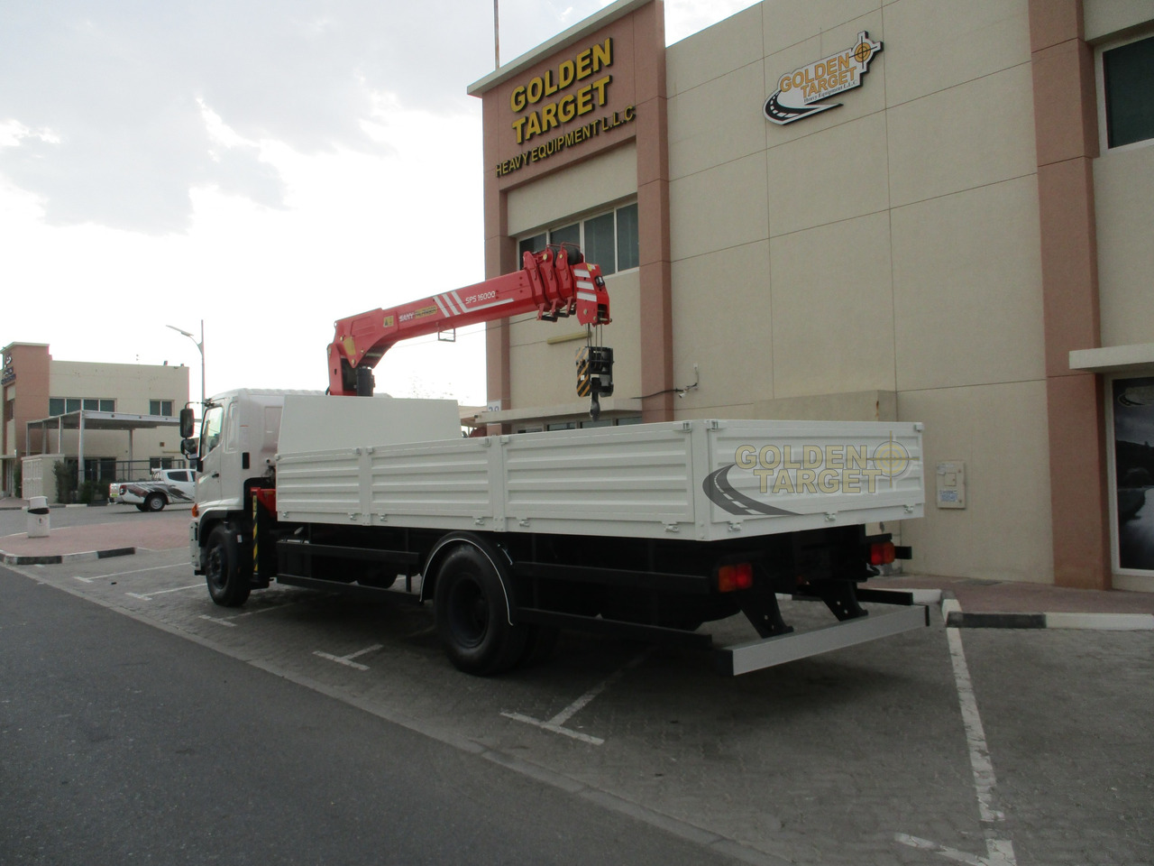 HINO 500 1625 4x2 with SANY PALFINGER SPS16000 Crane - Truk derek: gambar 4 HINO 500 1625 4x2 with SANY PALFINGER SPS16000 Crane - Truk derek: gambar 4