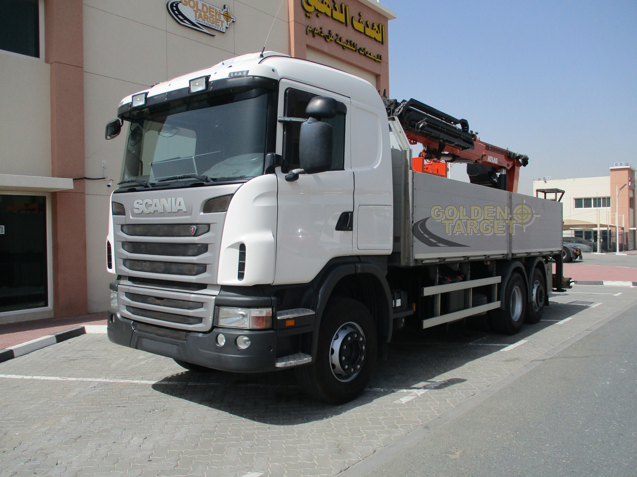 SCANIA G480 6x2 with ATLAS 210.2 Block Crane - Truk derek: gambar 2 SCANIA G480 6x2 with ATLAS 210.2 Block Crane - Truk derek: gambar 2