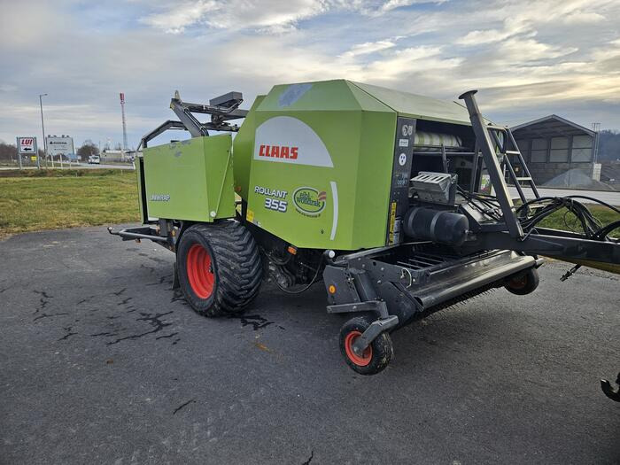 Claas Rollant 355 RC Uniwrap - Baler bulat, Pembungkus bale: gambar 2 Claas Rollant 355 RC Uniwrap - Baler bulat, Pembungkus bale: gambar 2