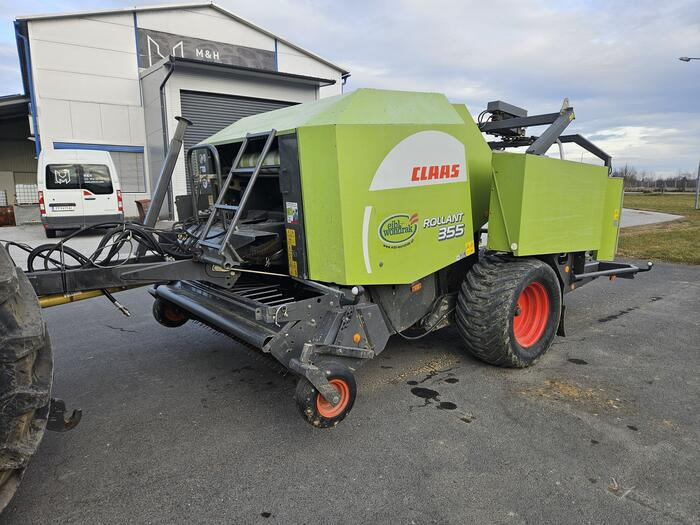 Claas Rollant 355 RC Uniwrap - Baler bulat, Pembungkus bale: gambar 1 Claas Rollant 355 RC Uniwrap - Baler bulat, Pembungkus bale: gambar 1