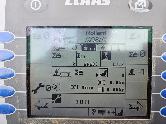 Claas Rollant 355 RC Uniwrap - Baler bulat, Pembungkus bale: gambar 5 Claas Rollant 355 RC Uniwrap - Baler bulat, Pembungkus bale: gambar 5