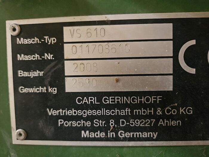 Geringhoff VarioStar 610 - Header biji-bijian: gambar 4 Geringhoff VarioStar 610 - Header biji-bijian: gambar 4