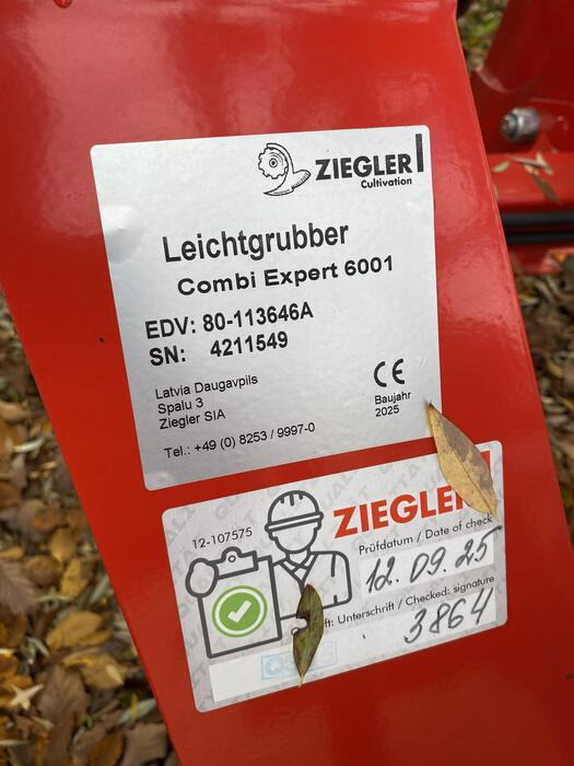 Ziegler Leichtgrubber Combi Expert 6001 - Petani: gambar 4 Ziegler Leichtgrubber Combi Expert 6001 - Petani: gambar 4