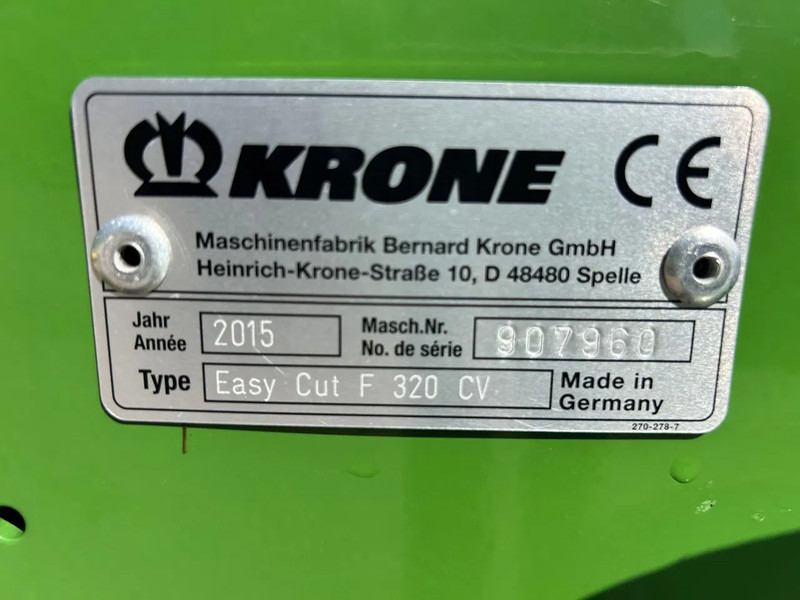 Krone Easycut 9140 CV triple maaier - Mesin pemotong padang rumput: gambar 3 Krone Easycut 9140 CV triple maaier - Mesin pemotong padang rumput: gambar 3