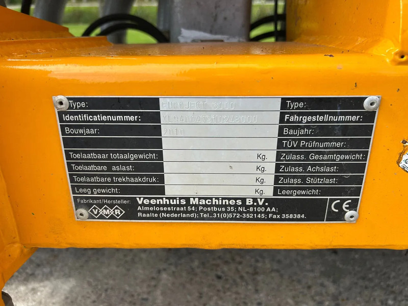 Veenhuis Euroject 3000 5.50 bemester zodebemester - Peralatan pertanian: gambar 3 Veenhuis Euroject 3000 5.50 bemester zodebemester - Peralatan pertanian: gambar 3