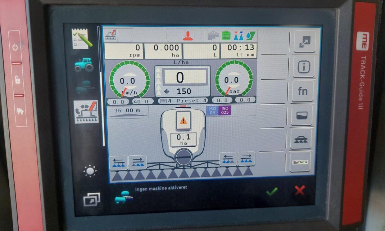 Penyemprot tertinggal Bargam Spraymax 6500 - 24/36m: gambar 12