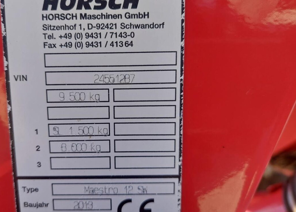 Penabur presisi Horsch Maestro 12.75 SW: gambar 15