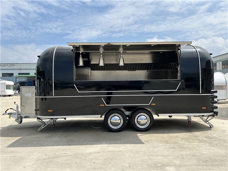 Burger Van Black Airstream Food Truck,Food Trailer,foodtruck - Trailer penjual: gambar 1 Burger Van Black Airstream Food Truck,Food Trailer,foodtruck - Trailer penjual: gambar 1
