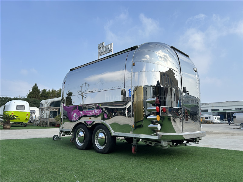 HUANMAI Burger Food Truck Beverage Food Trailer - Trailer penjual: gambar 3 HUANMAI Burger Food Truck Beverage Food Trailer - Trailer penjual: gambar 3