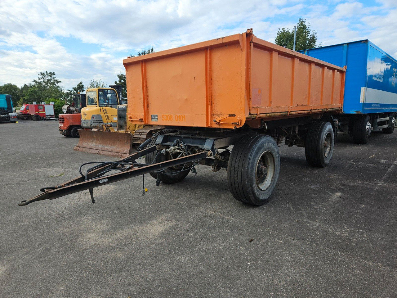 Tebbe ZK 180 Dreiseitenkipper - Trailer jungkit: gambar 4 Tebbe ZK 180 Dreiseitenkipper - Trailer jungkit: gambar 4