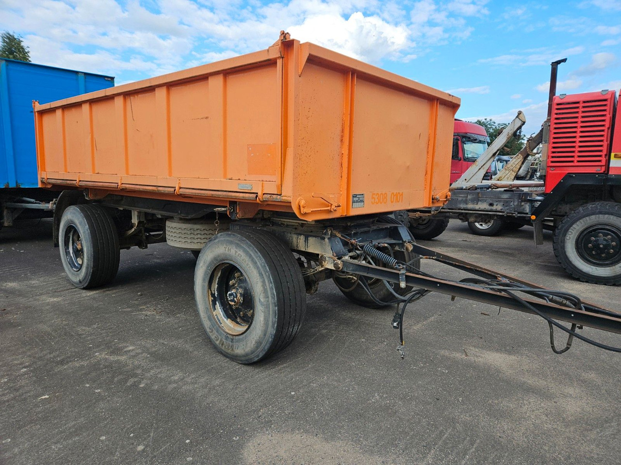 Tebbe ZK 180 Dreiseitenkipper - Trailer jungkit: gambar 1 Tebbe ZK 180 Dreiseitenkipper - Trailer jungkit: gambar 1