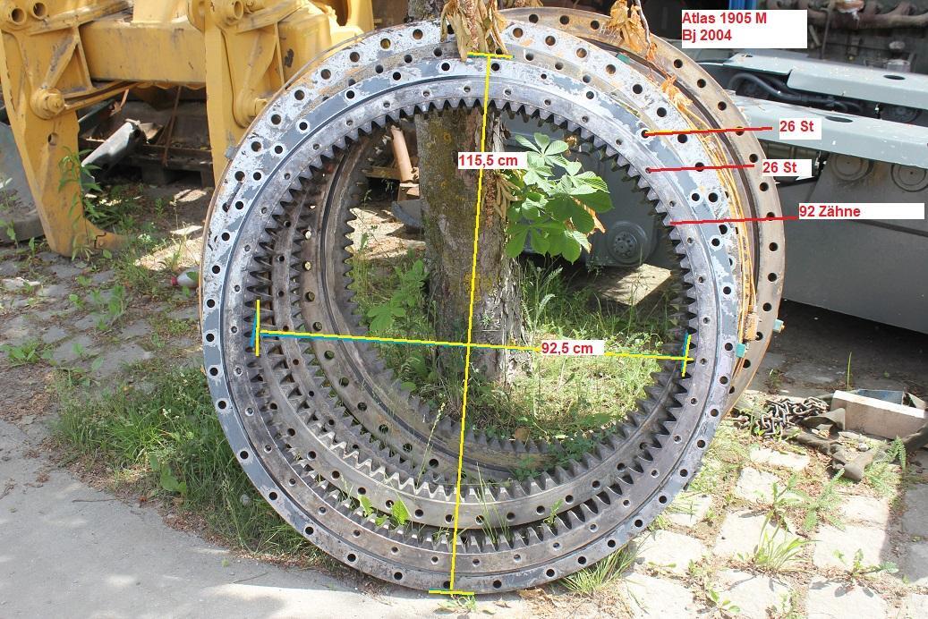 Atlas 1905 M - Cincin slewing untuk Peralatan konstruksi: gambar 1 Atlas 1905 M - Cincin slewing untuk Peralatan konstruksi: gambar 1