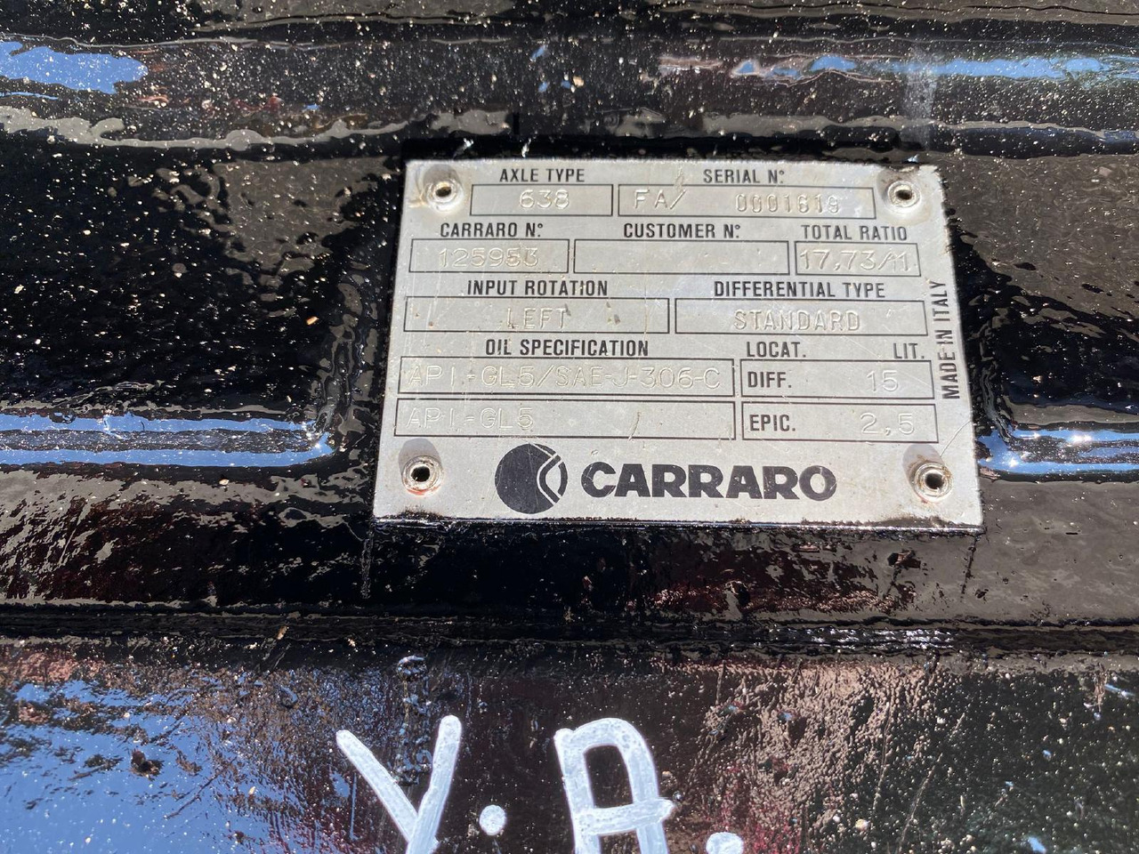 Carraro 638 aus Case 888P - Poros dan bagian untuk Peralatan konstruksi: gambar 2 Carraro 638 aus Case 888P - Poros dan bagian untuk Peralatan konstruksi: gambar 2