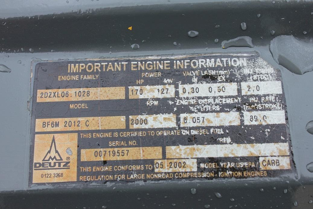 Deutz BF6M2012 C aus Atlas 2005 - Mesin untuk Peralatan konstruksi: gambar 4 Deutz BF6M2012 C aus Atlas 2005 - Mesin untuk Peralatan konstruksi: gambar 4