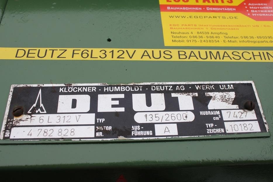 Deutz F6L312V - Mesin untuk Peralatan konstruksi: gambar 3 Deutz F6L312V - Mesin untuk Peralatan konstruksi: gambar 3