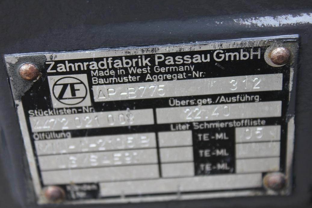 Zeppelin ZF AP B775, APL B 775 aus ZM 19 - Poros dan bagian untuk Peralatan konstruksi: gambar 5 Zeppelin ZF AP B775, APL B 775 aus ZM 19 - Poros dan bagian untuk Peralatan konstruksi: gambar 5
