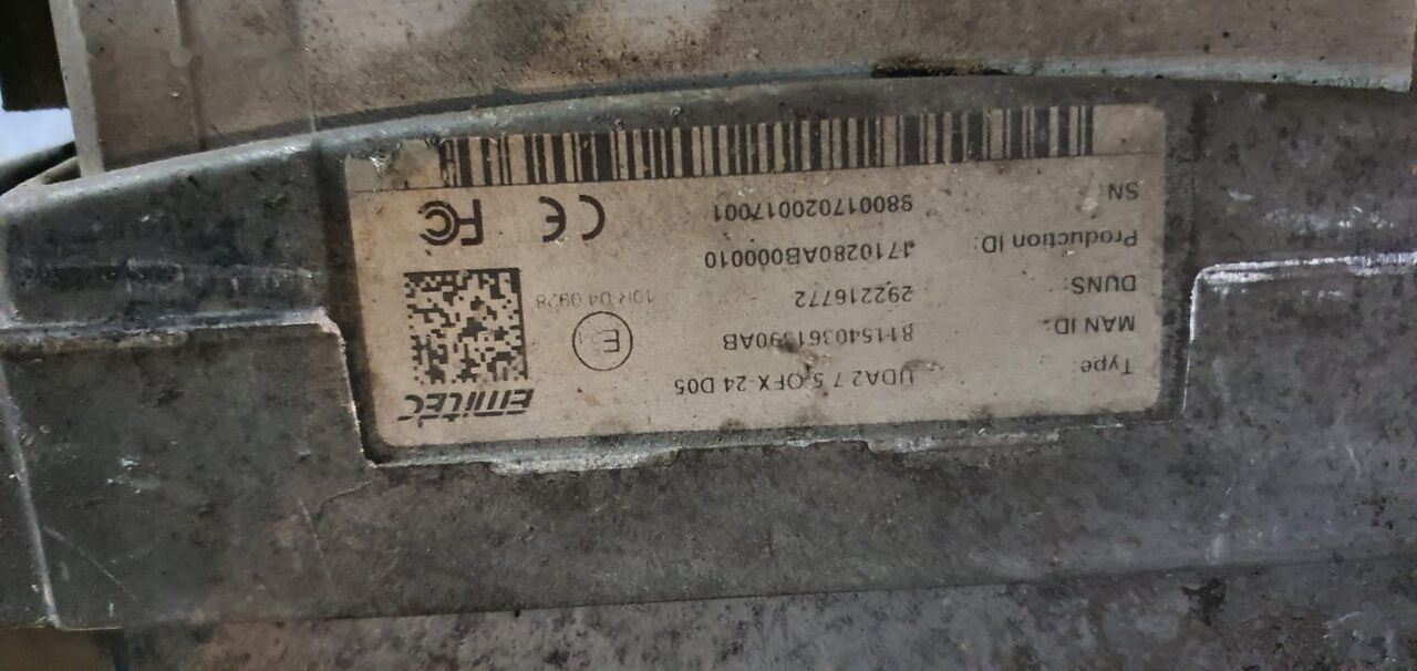 81154036134000 MAN TGX TGS truck - Sistem pembuangan untuk Truk: gambar 5 81154036134000 MAN TGX TGS truck - Sistem pembuangan untuk Truk: gambar 5