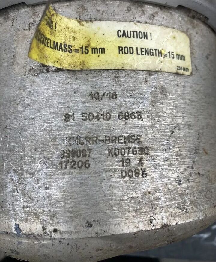 Siłownik Hamulca MAN TGS-X K007630 / 81504106863 KNORR BREMSE - Bagian Rem untuk Truk: gambar 2 Siłownik Hamulca MAN TGS-X K007630 / 81504106863 KNORR BREMSE - Bagian Rem untuk Truk: gambar 2