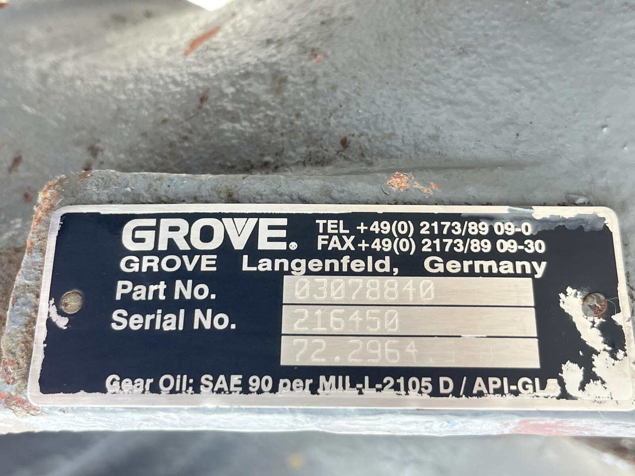 Buku jari kemudi untuk Derek bergerak Grove GMK 3055 Steering knuckle 16 holes axle 1 right: gambar 12
