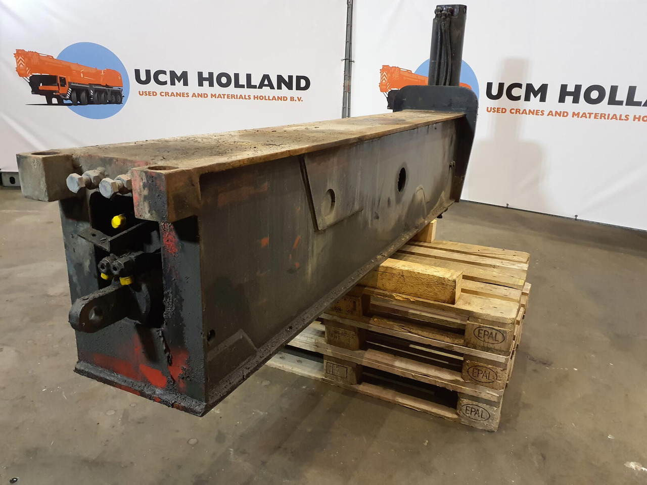 Krupp KMK 5100 sliding beam front - Penangguhan untuk Derek bergerak: gambar 3 Krupp KMK 5100 sliding beam front - Penangguhan untuk Derek bergerak: gambar 3