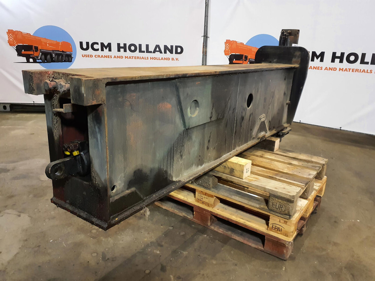 Krupp KMK 5100 sliding beam rear - Penangguhan untuk Derek bergerak: gambar 4 Krupp KMK 5100 sliding beam rear - Penangguhan untuk Derek bergerak: gambar 4