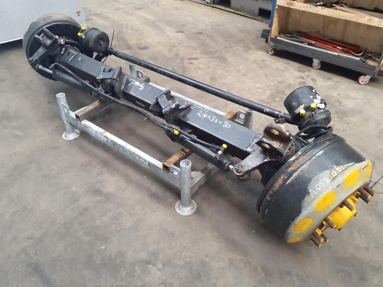 Liebherr LTM 1400-7.1 axle 7 - Poros dan bagian untuk Derek bergerak: gambar 4 Liebherr LTM 1400-7.1 axle 7 - Poros dan bagian untuk Derek bergerak: gambar 4